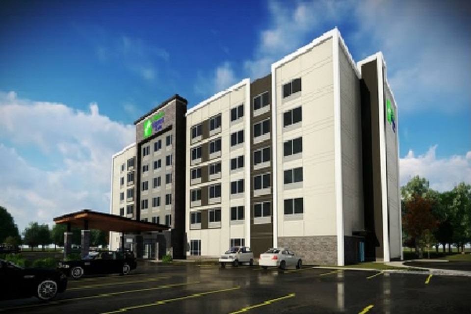 Construction of Holiday Inn Express 